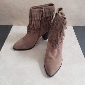 Catherine Malandrino Domenica Suede Fringed Boots